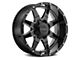 G-FX TR-12 Gloss Black Milled 5-Lug Wheel; 20x9; 18mm Offset (94-01 RAM 1500)