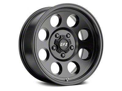 G-FX TR-16 Matte Black 5-Lug Wheel; 17x9; 12mm Offset (94-01 RAM 1500)