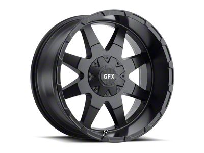 G-FX TR-12 Matte Black 8-Lug Wheel; 20x9; 0mm Offset (94-02 RAM 3500 SRW)