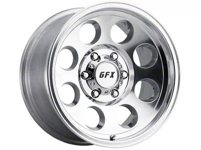 G-FX TR-16 Polished 8-Lug Wheel; 18x9; 0mm Offset (99-07 F-250 Super Duty)