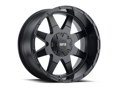 G-FX TR-12 Matte Black 8-Lug Wheel; 20x9; 12mm Offset (99-07 F-350 Super Duty SRW)