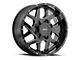 G-FX TR-Mesh2 Gloss Black Milled 6-Lug Wheel; 17x9; 12mm Offset (99-06 Sierra 1500)