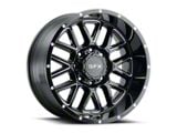 G-FX TM-5 Gloss Black Milled 6-Lug Wheel; 17x8.5; 18mm Offset (23-25 Canyon)