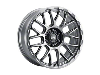 G-FX TM7 Matte Gunmetal 6-Lug Wheel; 18x9; 12mm Offset (23-25 Canyon)