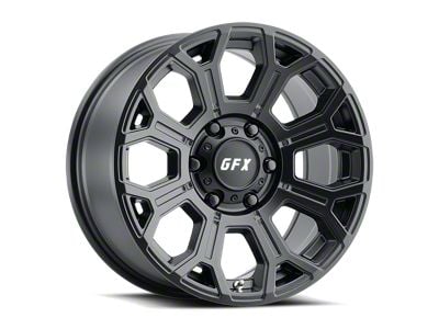 G-FX TR-19 Matte Black 6-Lug Wheel; 17x8.5; 18mm Offset (23-25 Canyon)