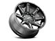 G-FX TR23 Matte Black 5-Lug Wheel; 17x8.5; 18mm Offset (87-90 Dakota)