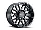 G-FX TM-5 Gloss Black Milled 6-Lug Wheel; 18x9; 12mm Offset (21-24 F-150)