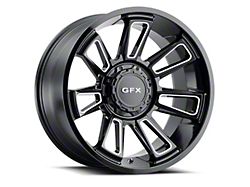 G-FX TR21 Gloss Black Milled 5-Lug Wheel; 18x9; 0mm Offset (97-03 F-150)