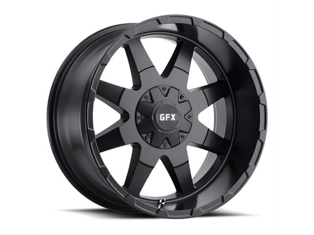 G-FX TR-12 Matte Black 8-Lug Wheel; 18x9; 12mm Offset (19-24 RAM 2500)