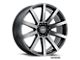 Voxx Vento Gloss Black Dark Tint 6-Lug Wheel; 22x9; 30mm Offset (19-23 Ranger)