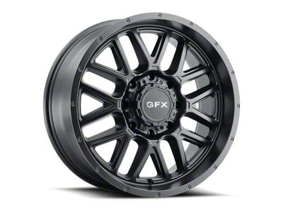 G-FX TM-5 Matte Black 8-Lug Wheel; 17x8.5; 0mm Offset (07-10 Sierra 2500 HD)