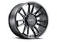 G-FX TR21 Matte Black 8-Lug Wheel; 20x9; 18mm Offset (07-10 Sierra 3500 HD SRW)