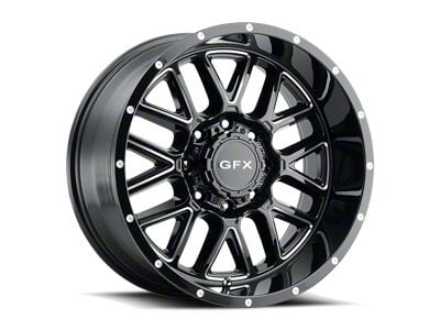 G-FX TM-5 Gloss Black Milled 6-Lug Wheel; 20x9; 0mm Offset (21-24 Tahoe)