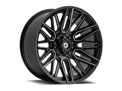 Gear Off-Road 770 Gloss Black Milled 6-Lug Wheel; 22x10; -19mm Offset (04-08 F-150)