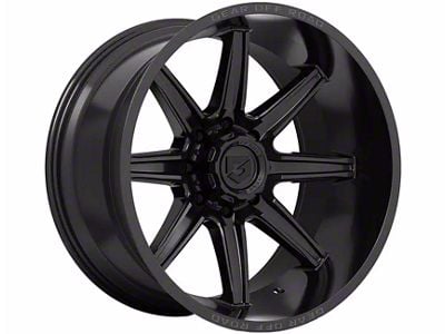 Gear Off-Road Ridge Gloss Black 6-Lug Wheel; 20x10; -19mm Offset (04-08 F-150)