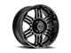 Gear Off-Road Double Pump Gloss Black 6-Lug Wheel; 18x9; 10mm Offset (07-13 Sierra 1500)