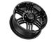 Gear Off-Road Double Pump Gloss Black 6-Lug Wheel; 18x9; 10mm Offset (07-13 Sierra 1500)