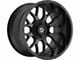 Gear Off-Road Raid Gloss Black 6-Lug Wheel; 18x9; 18mm Offset (07-13 Sierra 1500)