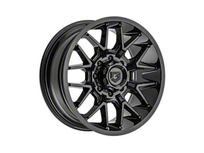 Gear Off-Road 768 Gloss Black 8-Lug Wheel; 20x9; 18mm Offset (11-14 Sierra 2500 HD)