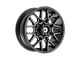 Gear Off-Road 768 Gloss Black Milled 8-Lug Wheel; 20x9; 18mm Offset (11-14 Sierra 3500 HD SRW)