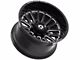 Gear Off-Road Leverage Gloss Black Milled 6-Lug Wheel; 22x10; -19mm Offset (07-13 Silverado 1500)