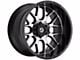 Gear Off-Road Raid Gloss Black Machined 6-Lug Wheel; 20x9; 18mm Offset (07-13 Silverado 1500)