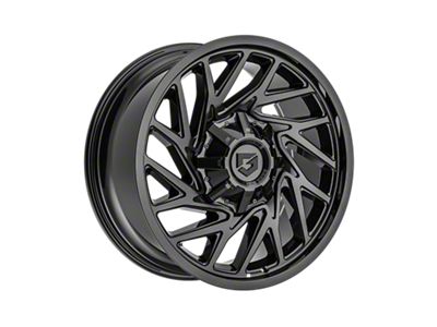 Gear Off-Road 769 Gloss Black 8-Lug Wheel; 20x9; 18mm Offset (11-14 Silverado 2500 HD)