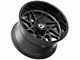 Gear Off-Road Ratio Gloss Black Milled 8-Lug Wheel; 20x10; -19mm Offset (11-14 Silverado 2500 HD)