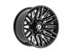 Gear Off-Road 770 Gloss Black Milled 8-Lug Wheel; 20x10; -19mm Offset (11-14 Silverado 3500 HD SRW)