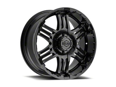 Gear Off-Road Double Pump Gloss Black 6-Lug Wheel; 18x9; 10mm Offset (07-14 Tahoe)