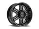 Gear Off-Road Double Pump Gloss Black 6-Lug Wheel; 18x9; 10mm Offset (07-14 Tahoe)