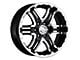 Gear Off-Road Double Pump Gloss Black Machined 6-Lug Wheel; 18x9; 10mm Offset (07-14 Yukon)