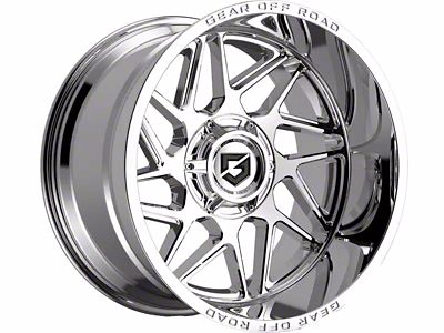 Gear Off-Road Ratio Chrome 8-Lug Wheel; 22x10; -19mm Offset (11-16 F-250 Super Duty)