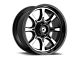 Gear Off-Road 772 Gloss Black Machined 6-Lug Wheel; 20x9; 18mm Offset (14-18 Silverado 1500)