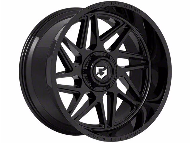 Gear Off-Road Ratio Gloss Black 6-Lug Wheel; 20x9; 18mm Offset (15-20 F-150)