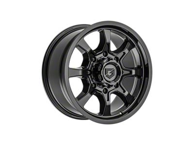 Gear Off-Road 772 Gloss Black 8-Lug Wheel; 18x9; 18mm Offset (15-19 Sierra 2500 HD)