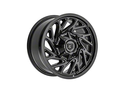 Gear Off-Road 769 Gloss Black 8-Lug Wheel; 18x9; 18mm Offset (15-19 Sierra 3500 HD SRW)