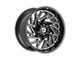 Gear Off-Road 769 Gloss Black Milled 8-Lug Wheel; 20x10; -19mm Offset (15-19 Silverado 2500 HD)