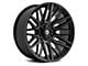 Gear Off-Road 770 Gloss Black Milled 8-Lug Wheel; 20x9; 18mm Offset (15-19 Silverado 3500 HD SRW)