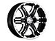 Gear Off-Road Double Pump Gloss Black Machined 6-Lug Wheel; 18x9; 10mm Offset (15-20 Tahoe)