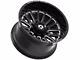 Gear Off-Road Leverage Gloss Black Milled 6-Lug Wheel; 20x12; -44mm Offset (15-20 Tahoe)