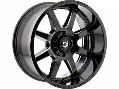 Gear Off-Road Pivot Gloss Black Milled 6-Lug Wheel; 20x10; -19mm Offset (15-20 Tahoe)