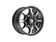 Gear Off-Road 772 Gloss Black Machined 8-Lug Wheel; 18x9; 18mm Offset (17-22 F-250 Super Duty)