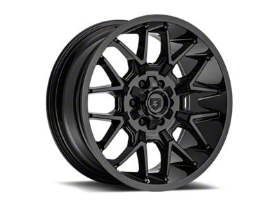 Gear Off-Road 768 Gloss Black 6-Lug Wheel; 20x10; -19mm Offset (24-25 Ranger)