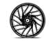 Gear Off-Road 769 Gloss Black Milled 6-Lug Wheel; 17x9; 18mm Offset (23-25 Canyon)