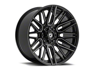 Gear Off-Road 770 Gloss Black Milled 6-Lug Wheel; 22x10; -19mm Offset (23-25 Colorado)