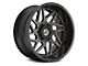 Gear Off-Road Ratio Gloss Black Milled 6-Lug Wheel; 22x10; 10mm Offset (21-24 F-150)