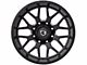 Gear Off-Road Raid Gloss Black 8-Lug Wheel; 18x9; 18mm Offset (20-24 Sierra 2500 HD)