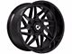 Gear Off-Road Ratio Gloss Black 8-Lug Wheel; 20x9; 18mm Offset (20-24 Silverado 2500 HD)