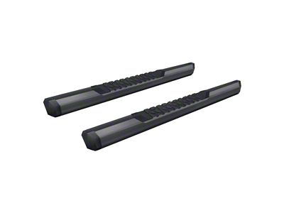 GEM Tubes Octa Series Nerf Side Step Bars; Textured Black (03-09 RAM 3500 Regular Cab)